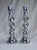 Vintage English Traditional Barley Twist Silver Tone Candlesticks, a Pair For Sale - Image 4 of 8