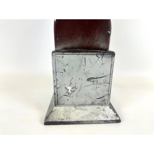 Mid-Century Hand-Crafted Female Head Mannequin Sculpture, 1950s For Sale - Image 16 of 18