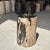 Side Table in Black Petrified Wood with Beige Sides, 1980s For Sale - Image 13 of 18