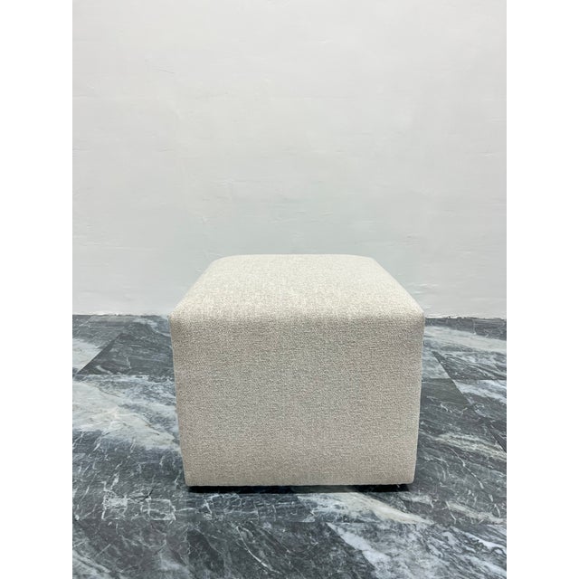 1970s Mid-Century Modern Upholstered Waterfall Stools or Benches, 1970s - a Pair For Sale - Image 5 of 13
