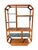 Wood Vintage Mid Century Modern Etagere Wall Shelf Unit Free Standing For Sale - Image 7 of 9