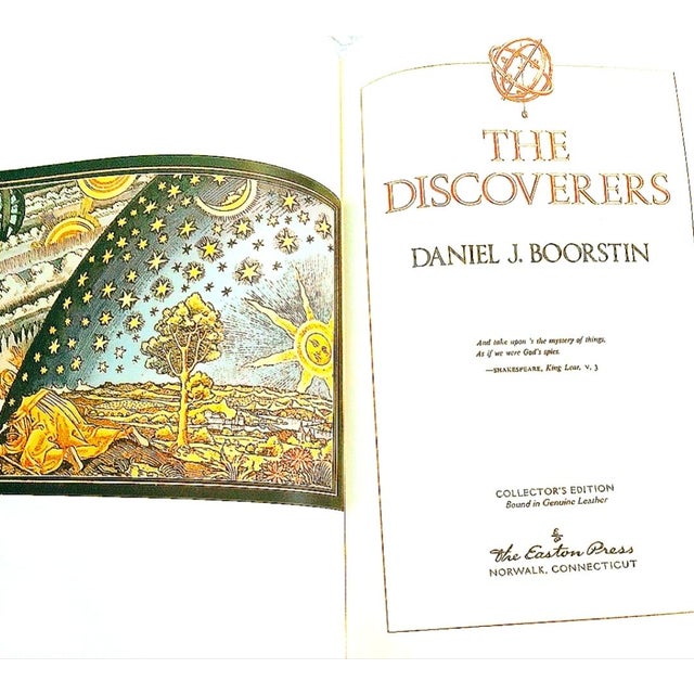 1990s Daniel J Boorstin's Collectible East Press, "Knowledge Trilogy ©️ 1998 With 22k Gold Trim For Sale - Image 5 of 11