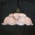French “Clichy” marble coloured glass pendant lamp. Brass glass holder. 2 meter black cotton flex E26 / E27 Up to 250V...