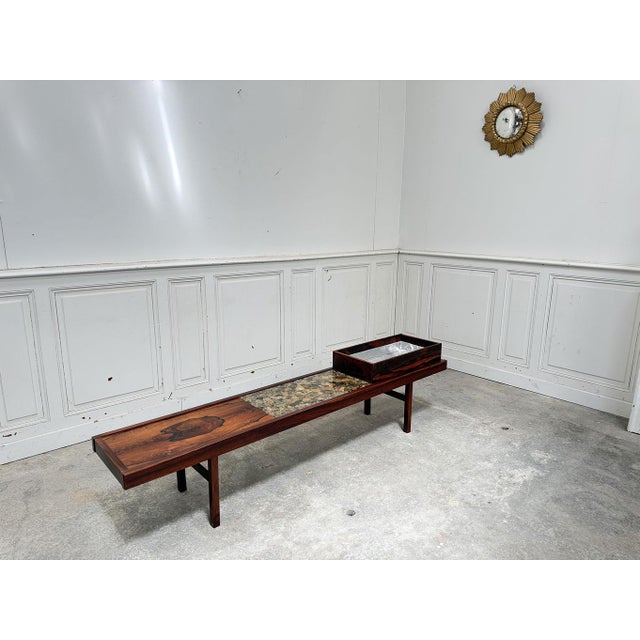 Tan Coffee Table or Console by Arvid Haerum for Sola Mobel, 1960s For Sale - Image 8 of 8