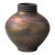 Signed Studio Art Pottery Vessel With Iridescent Reduction Glaze (Monogram Jw) For Sale