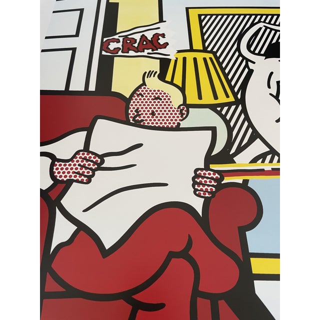 Late 20th Century Roy Lichtenstein, Nude, Tintin Reading, 1993, Paper For Sale - Image 5 of 9