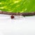 Red Spinel Ring With Earth-Mined Diamond Accents: Solid 14k Gold, Round 5mm, Size 6.75 For Sale In Columbus - Image 6 of 9