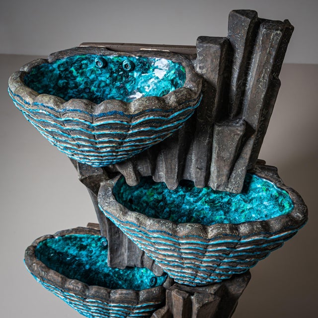 Mid-20th Century Ceramic Indoor Fountain, likely Venice, San Polo For Sale - Image 9 of 12