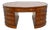 Victorian Oval Partners Desk in Walnut For Sale