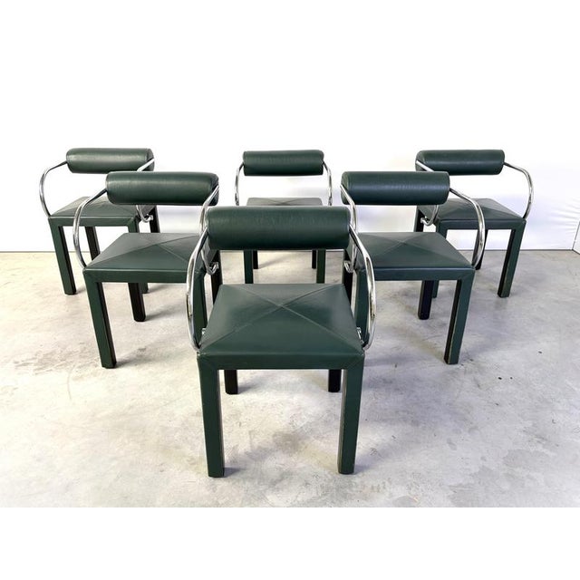 Arcadia Dining Chairs attributed to Paolo Piva for B&B Italia, 1980, Set of 6 For Sale - Image 12 of 14