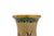 Saffron Vintage Chinese Cloisonné Brass Enamel Vase For Sale - Image 8 of 10