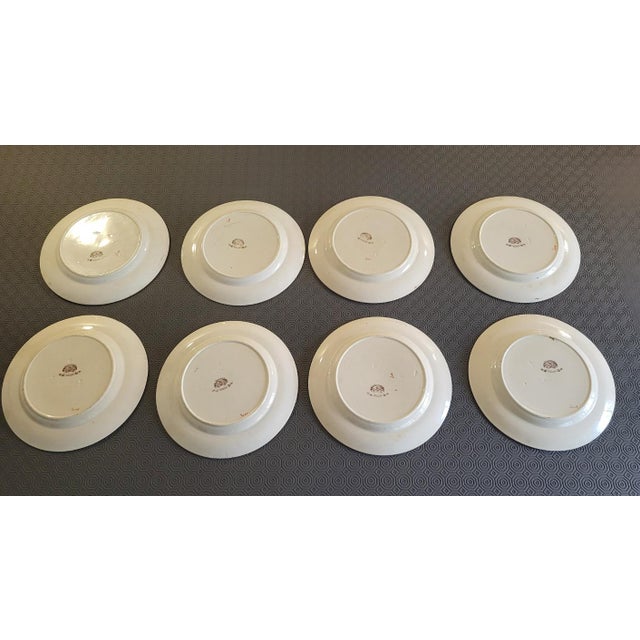 Antique Victorian Plates by Brownfield & Sons, 1880, Set of 8 For Sale - Image 4 of 17