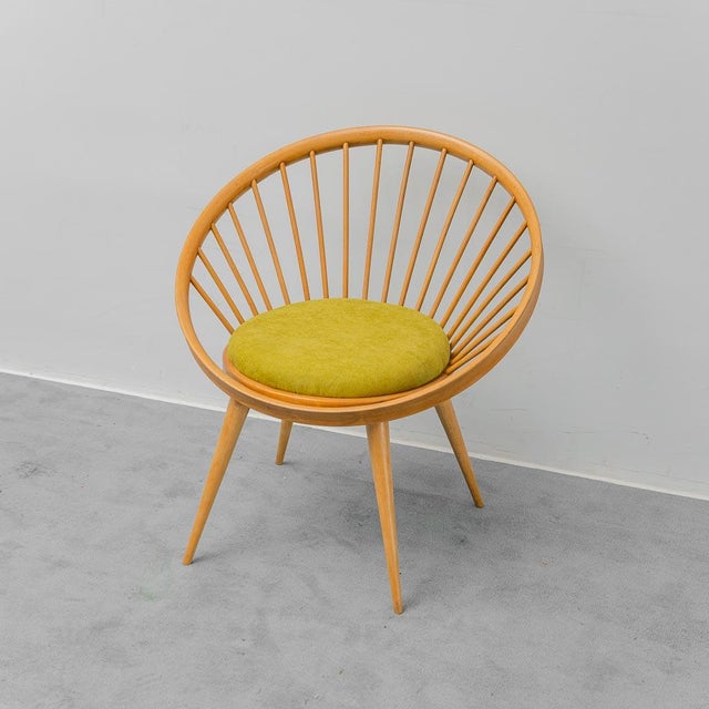 Circular Wooden Armchair, 1960s For Sale - Image 4 of 8