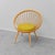 Circular Wooden Armchair, 1960s For Sale - Image 4 of 8