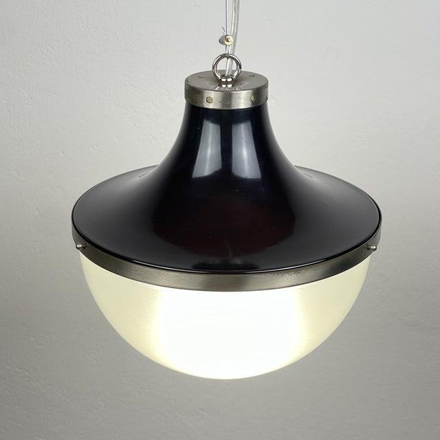 Metal PI Cavo Pendant Lamp by Sergio Mazza for Artemide, Italy, 1960s For Sale - Image 7 of 15