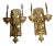 Late 19th Century Caldwell Gothic St Michael Motif Sconces - a Pair For Sale