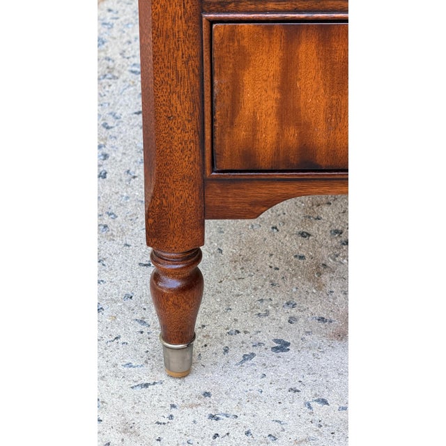 Wood Ethan Allen Eugene Mahogany Nightstand Table For Sale - Image 7 of 10