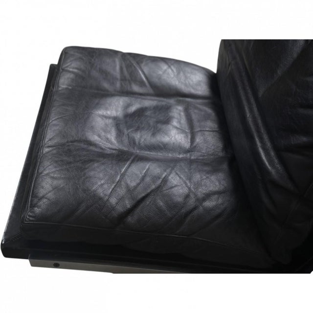 Black BO561 Lounge Chair in Black Leather by Fabricius & Kastholm, 1980s For Sale - Image 8 of 18