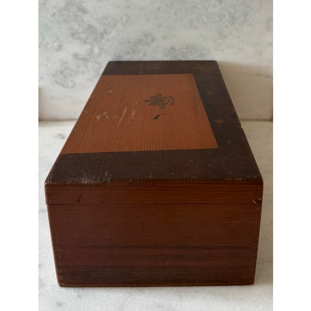 Wood Vintage Cuesta-Rey Wooden Cigar Box For Sale - Image 7 of 12
