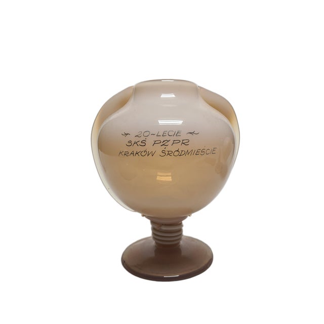 Vase by J. Słuczan-Orkusz for Cracow Institute for Glassworks, Poland, 1970s For Sale - Image 15 of 15