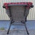 Black Wicker Chair W/ Buck Plaid Seat Cushions For Sale - Image 4 of 13