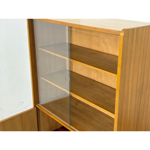 Mid-Century Tall Cabinet in Elm Wood, 1960s For Sale - Image 5 of 13