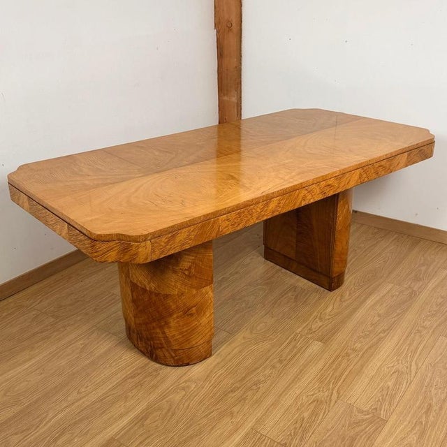 Art Deco Dining Table and Chairs, 1930s, Set of 7 For Sale - Image 9 of 15