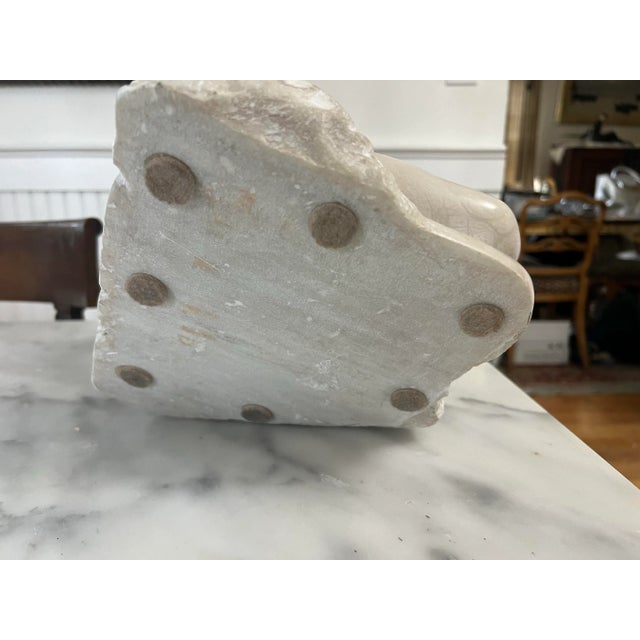 Stone Vintage Bust of a Woman Meditating or Sleeping For Sale - Image 7 of 7