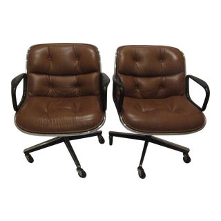 Knoll Executive Pollock Office Chairs - A Pair For Sale