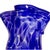 Vintage Hand Blown Murano Style Cobalt Blue Handkerchief Vase For Sale - Image 10 of 13