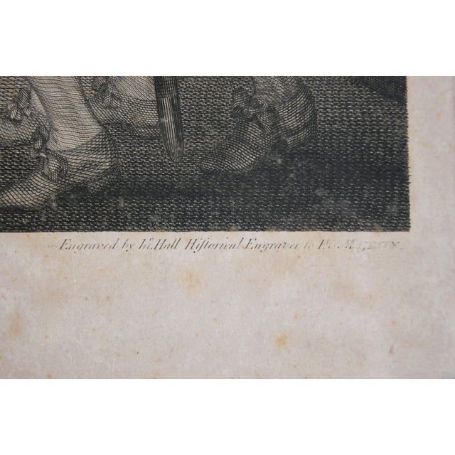 Gray Large Early 19th Century Engraving in Gold Frame, Cromwell Dissolving the Parliament, by John Hall After Benjamin West For Sale - Image 8 of 12