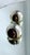1980s Postmodern Vintage Silver-Tone Domed Earrings, Circa 1980s, A Pair For Sale - Image 5 of 9