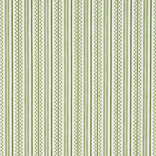 Sample - Schumacher Jack Stripe Fabric in Green For Sale