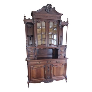Large Antique French Neo-Renaissance Style Sideboard, 1890s For Sale