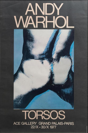 Nude Torso ACE Gallery Poster after Andy Warhol