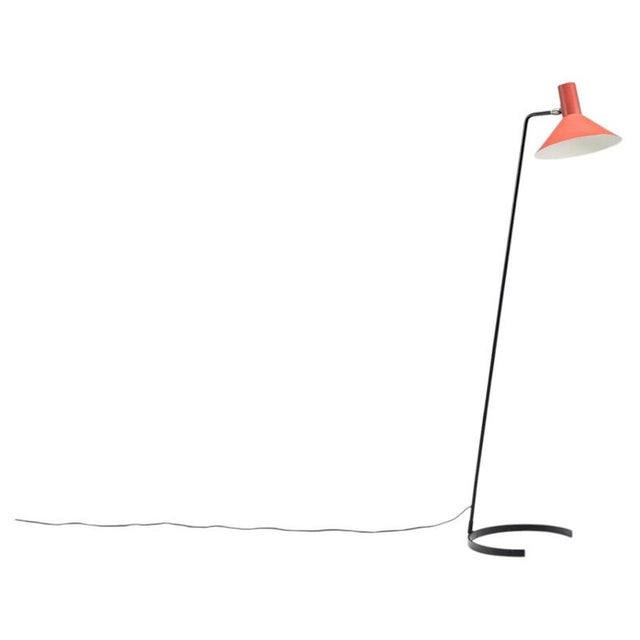 Model 8025 Floor Lamp by J.J.M. Hoogervorst for Anvia, Netherlands, 1957 For Sale - Image 3 of 11