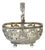Empire Style Silver & Crystal Swing-Handle Basket /Sphinx Decoration, C. 1820 For Sale