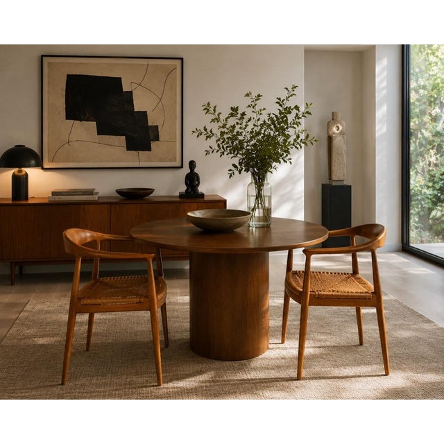 Burnt Orange Hans Wegner–Early Jh-501 Teak & Cane Armchairs for Johannes Hansen–Danish Modern–a Pair For Sale - Image 8 of 13
