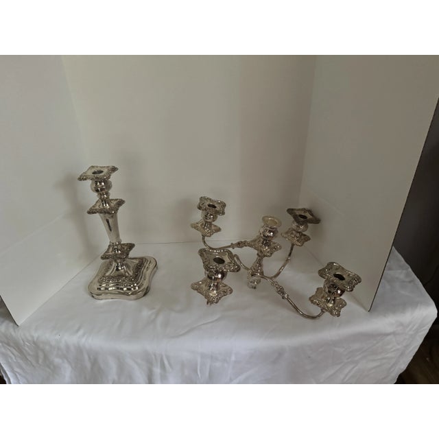Antique 19th Century Sheffield Silver Co. Candelabrum, Circa 1877 For Sale In Birmingham - Image 6 of 11
