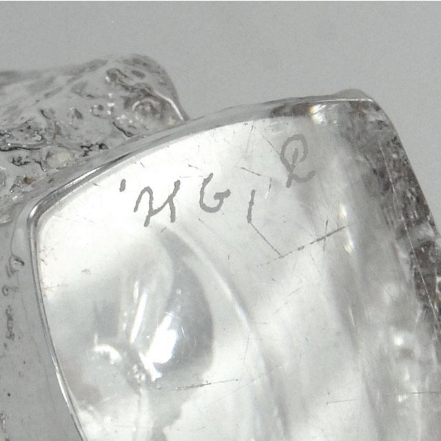 Mid-Century Modern Small Ice Glass by Per Lutken for Holmegaard, 1960s For Sale - Image 3 of 9