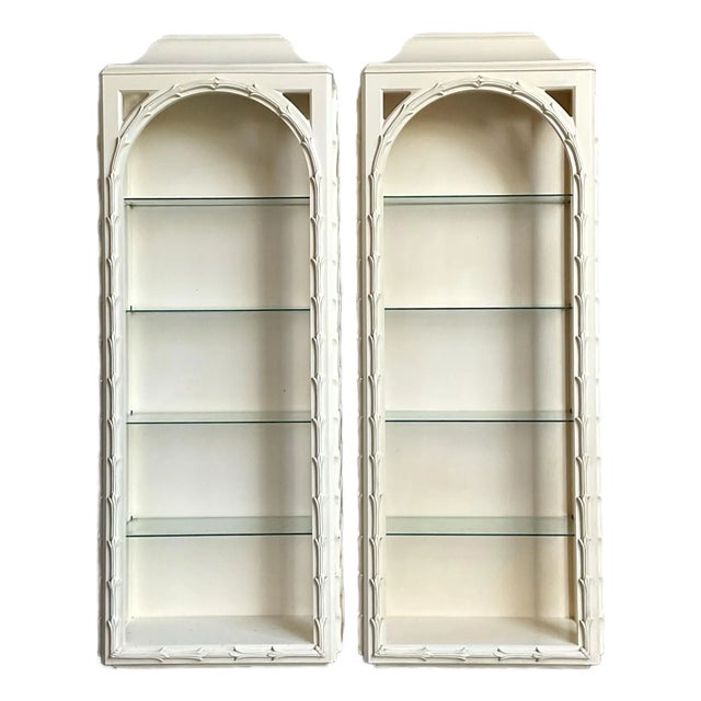 Vintage Regency Carved Branch Etagere After Serge Roche For Sale