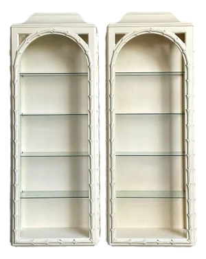 Vintage Regency Carved Branch Etagere After Serge Roche