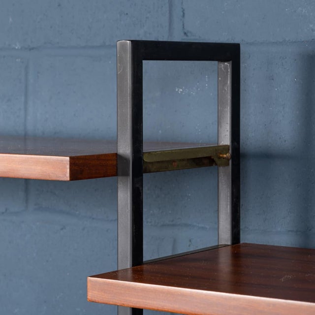 Vintage 20th Century Italian Teak Modular Wall Cabinet, 1960s For Sale - Image 17 of 18