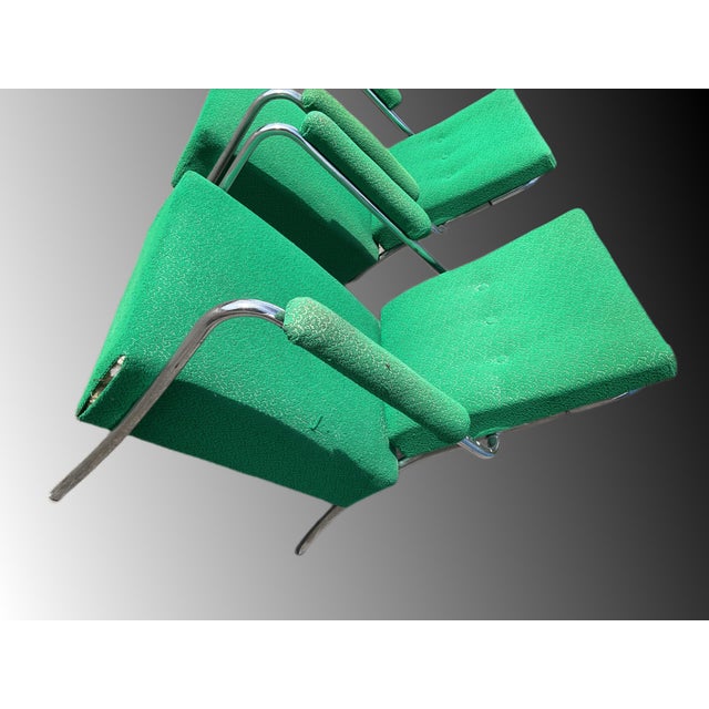 Bauhaus Set of Vintage Armchairs in Bauhaus Style by Joseph Perestegi, 1960s For Sale - Image 3 of 18