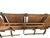 Early 20th Century Vintage Four-Seat Folding Slatted Wood Bench, Theater, Waiting Room & Industrial Style Seating For Sale - Image 5 of 10
