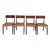 Mid 20th Century Mid Century Scandinavian Set of 4 Dining Chairs by Niels O Moller With Rope Seats For Sale