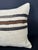 Contemporary Turkish Hemp Pillow Cushion Natural Beige Black Pillow Cushion Cover 20x20 For Sale - Image 3 of 4