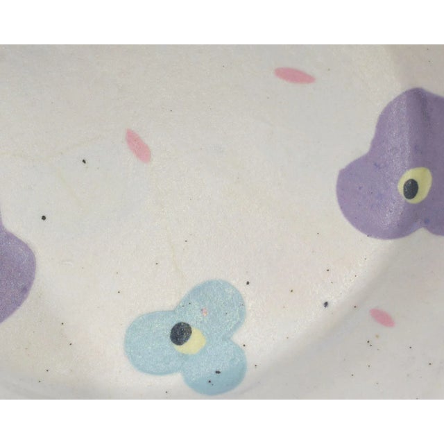 Studio Pottery Postmodern Plates Signed by Artist Madeline Kaczmarczyk For Sale - Image 4 of 10