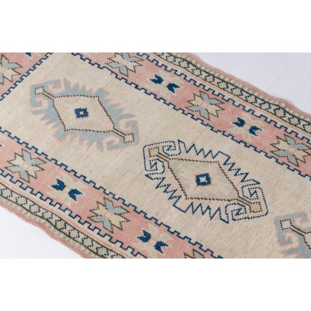 Hand-Knotted Antique Hallway Rug For Sale - Image 4 of 10