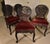 Set of four Anglo Indian rosewood carved side chairs of exceptional workmanship and still retaining old, and probably, the...